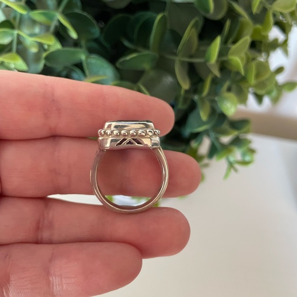 Large Amethyst 925 Sterling Silver Chateau d Argent. David Segal By QVC ring 9 - Picture 6 of 8